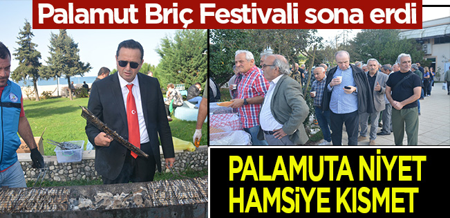 PALAMUT BRİÇ FESTİVALİNDE HAMSİ İKRAMI…