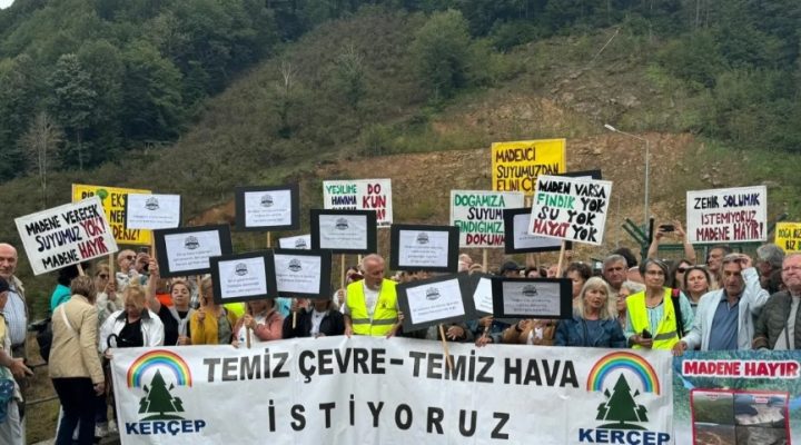 AKÇAKOCALILAR MADEN ARANMASINA KARŞI EYLEMLERİNİ SÜRDÜRÜYOR!